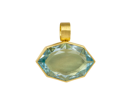 Rosanne Pugliese Geometric Blue Topaz Pendant ONLY
