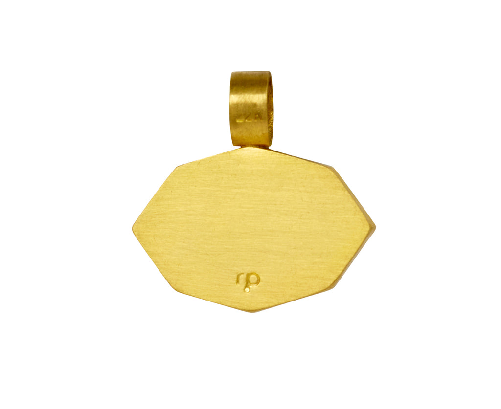 Rosanne Pugliese Geometric Blue Topaz Pendant ONLY - Back View