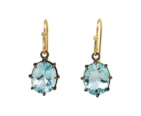 Oval Aquamarine Earrings - TWISTonline