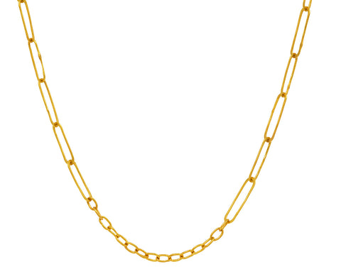 Mixed Paperclip Chain Necklace - TWISTonline