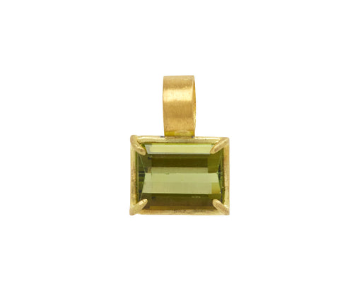 Green Tourmaline Mini Gem Pendant ONLY