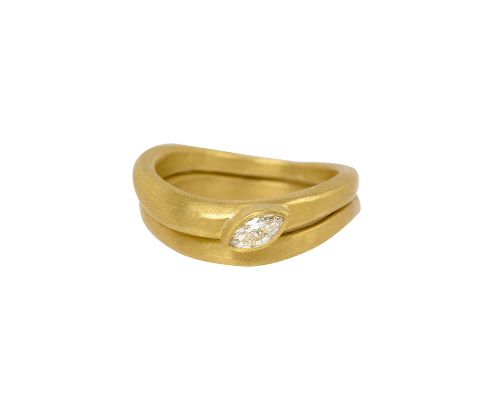 Rosanne Pugliese Wave Band Ring - With Diamond Wave Band (not included)