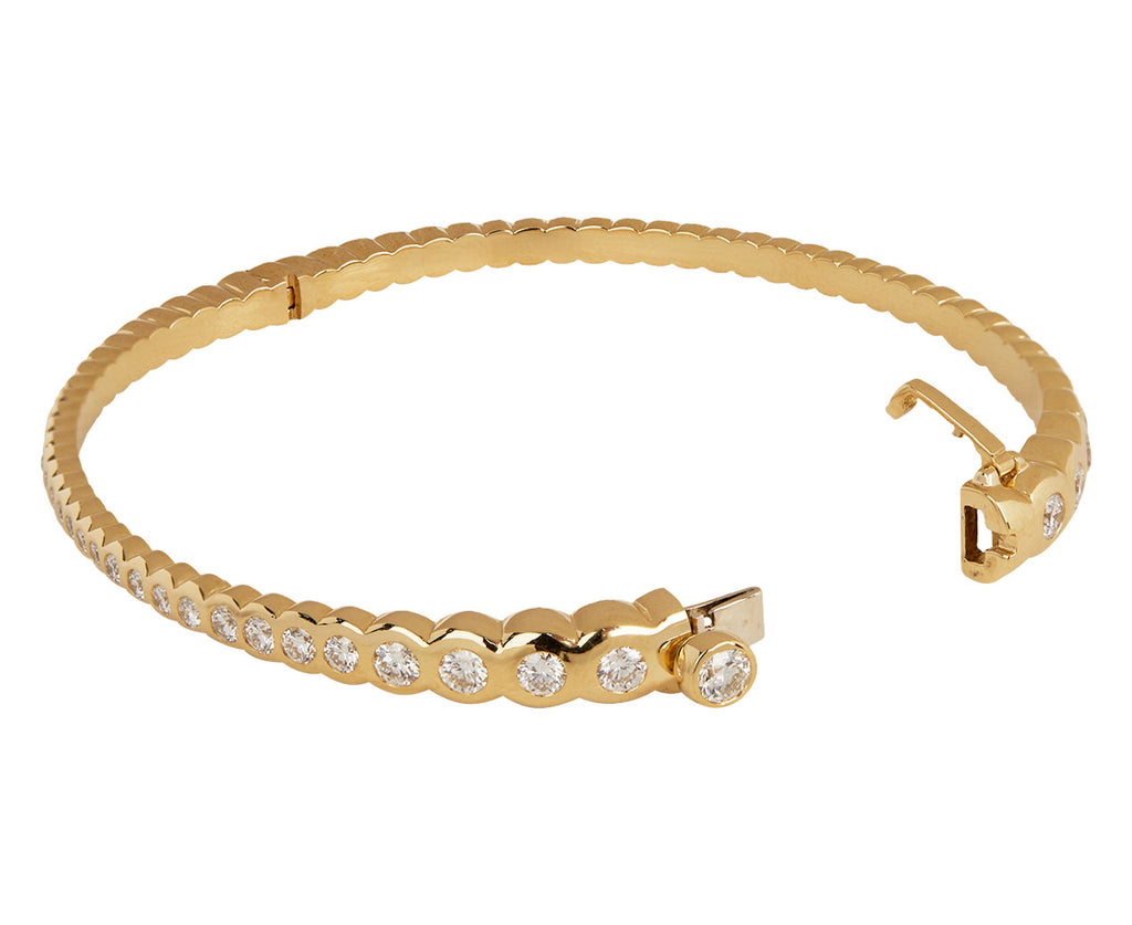 Renna Diamond Bubble Bracelet Clasp Open