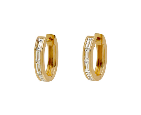 Renna Diamond Equator Hoop Earrings