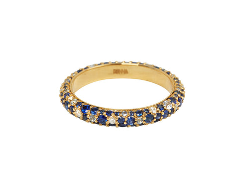 Blue Sapphire Thin Tidepool Ring - TWISTonline