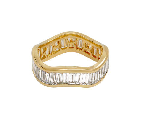 Waved Equator Ring