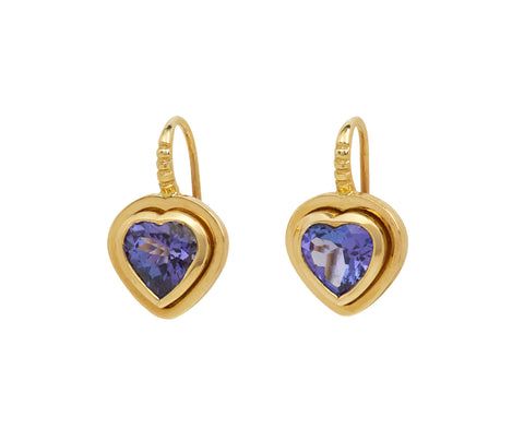 bounce er 2.45ct heart tanzanites - TWISTonline