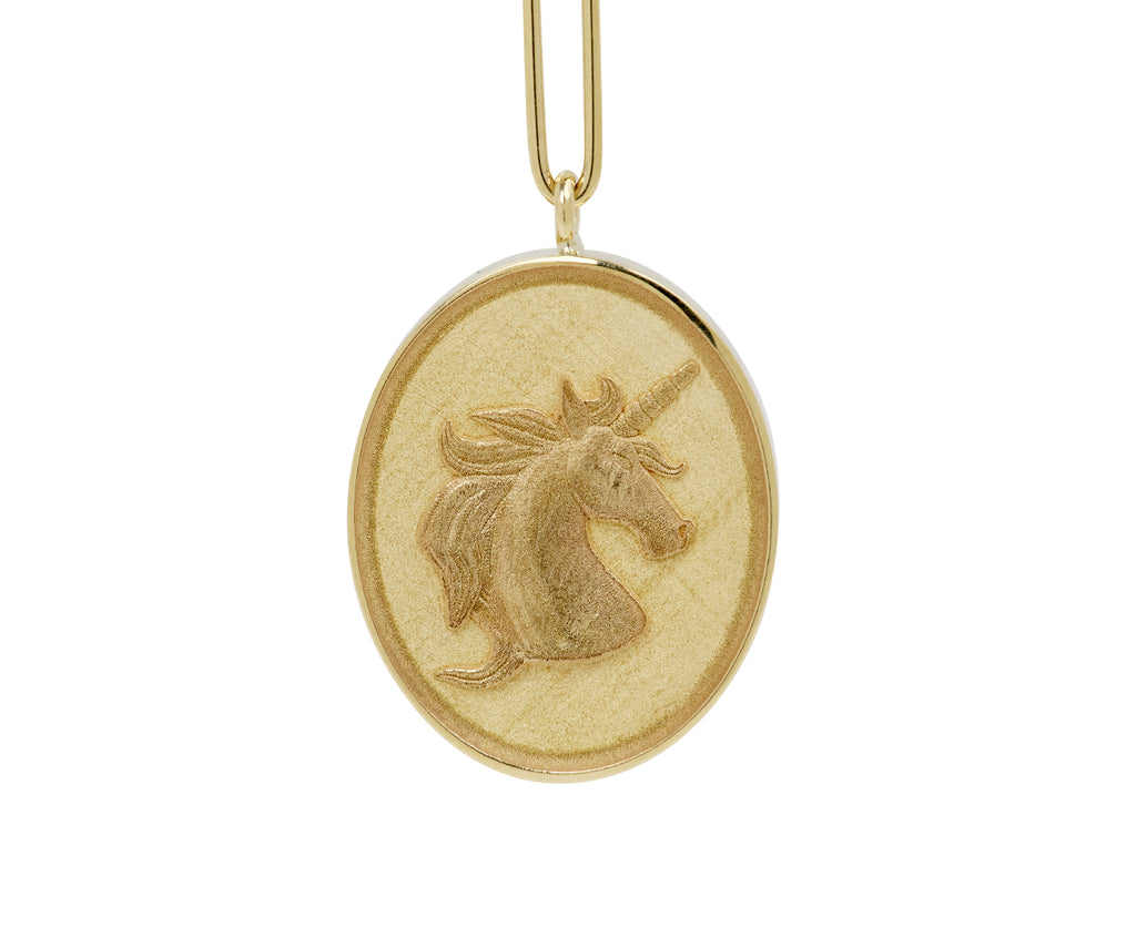 Grandfather Fantasy Unicorn Signet Necklace