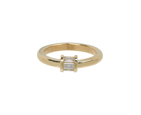 Diamond Petite Magna Barrel Ring