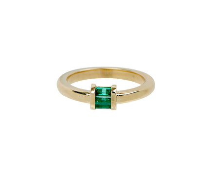Emerald Petite Magna Barrel Ring