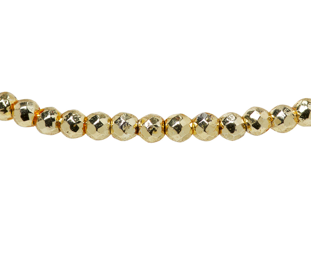 Tai Green Agate Beaded Bracelet - Closeup