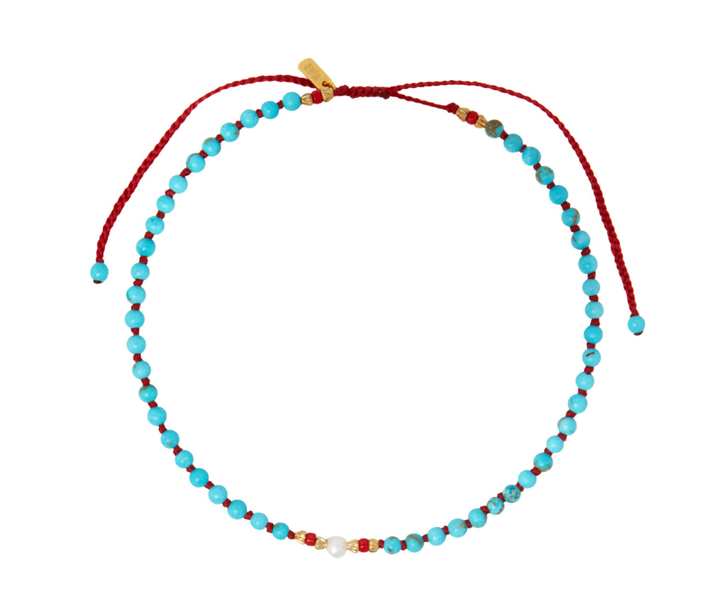 Tai Turquoise Beaded Bracelet