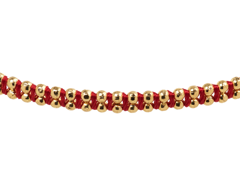 Tai Gold Vermeil Beaded Bracelet - Closeup