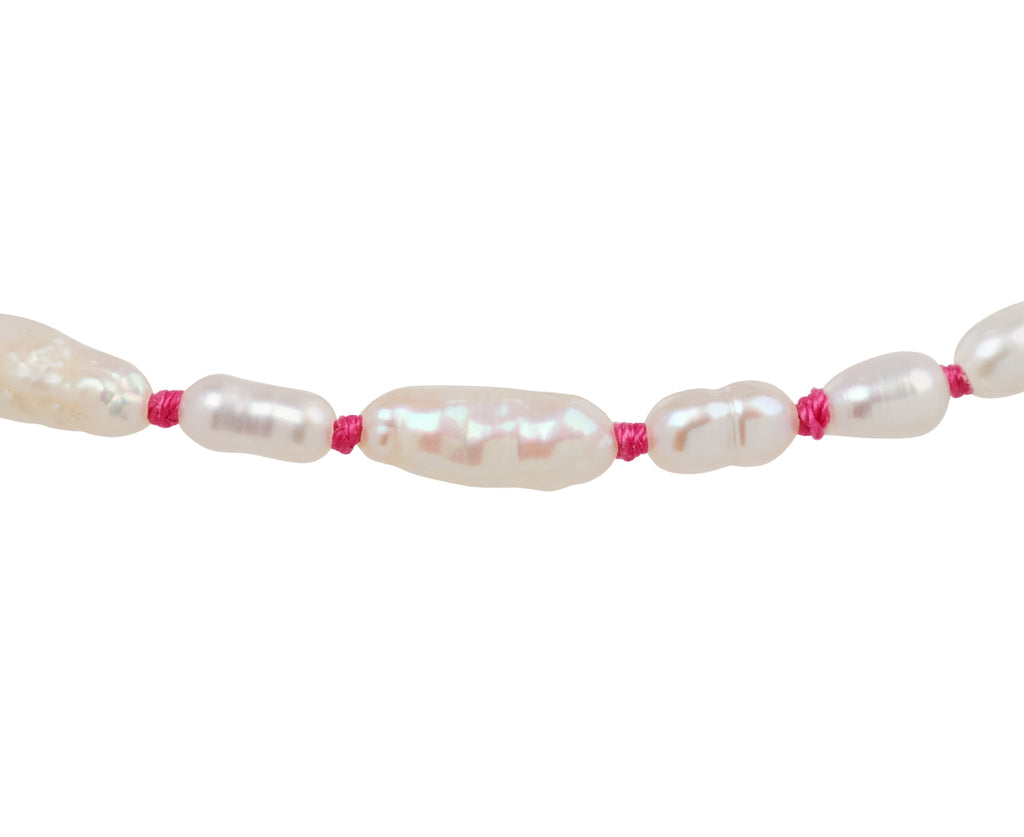 Tai Pearl Beaded Bracelet - Closeup