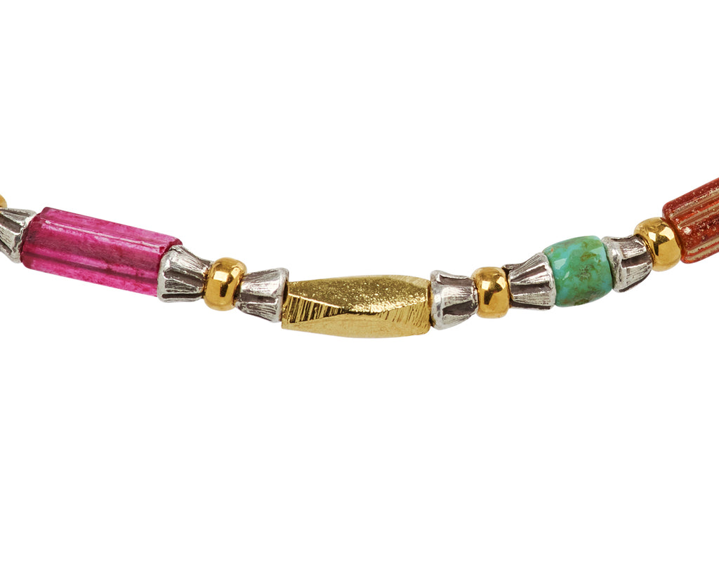 Tai Colorful Japanese Beaded Bracelet - Closeup