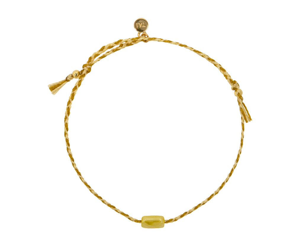 Tai Glass Bead Charm Bracelet