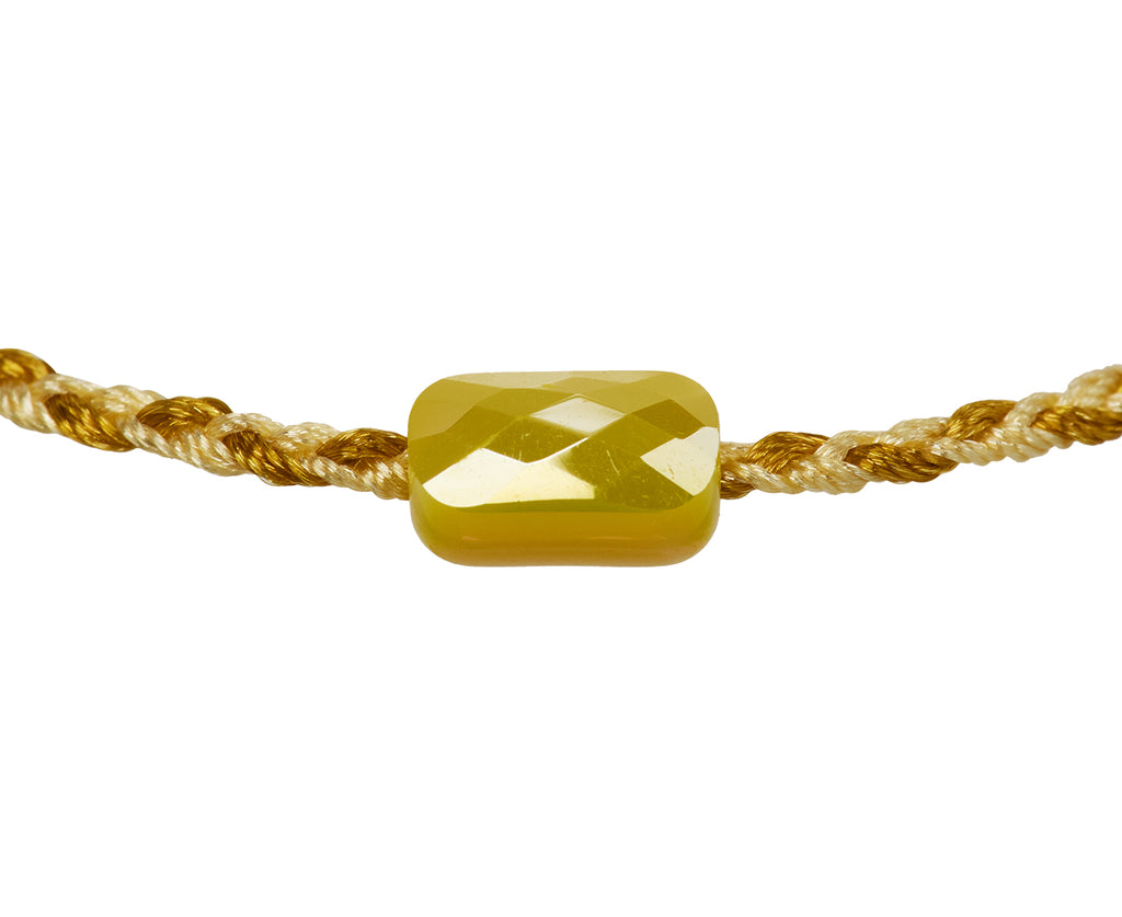 Tai Glass Bead Charm Bracelet - Closeup