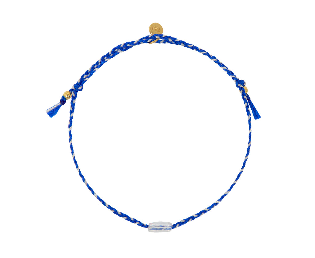 Tai Glass Bead Charm Bracelet