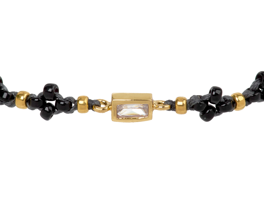 Tiny Japanese Bead Charm Bracelet