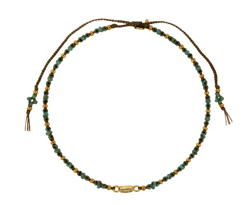 Tiny Turquoise Beaded Bracelet