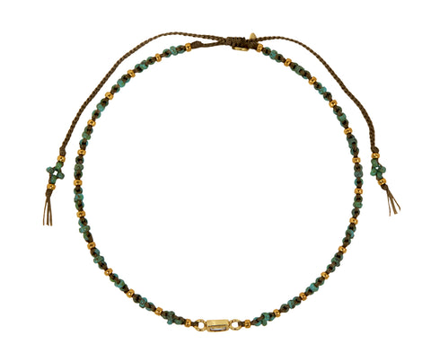 Tiny Turquoise Beaded Bracelet