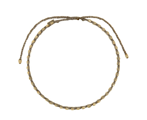 Tai Sterling Silver Woven Beaded Bracelet