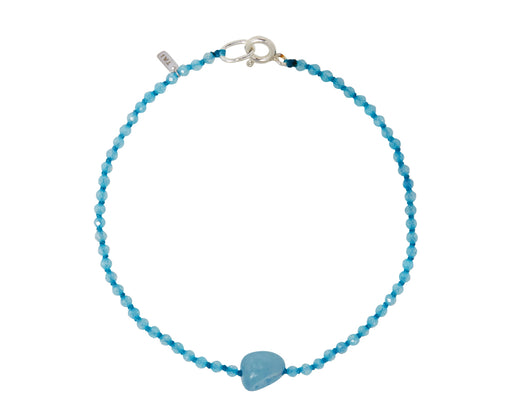Tai Aquamarine Beaded Bracelet