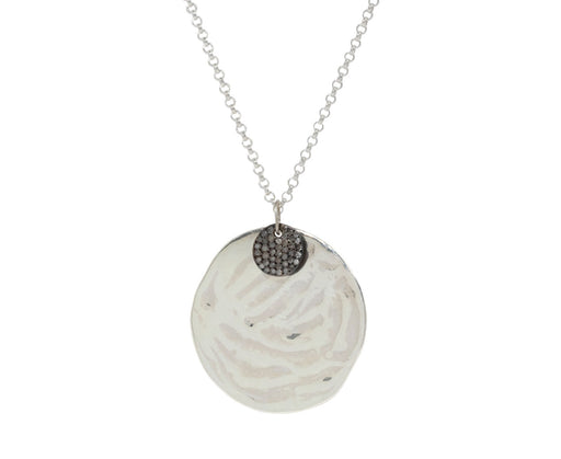 Rosa Maria Diamond Saturn and Jupiter Pendant Necklace