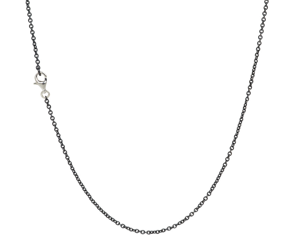 Rosa Maria Honey Quartz and Cognac Diamond Pendant Necklace - Closure