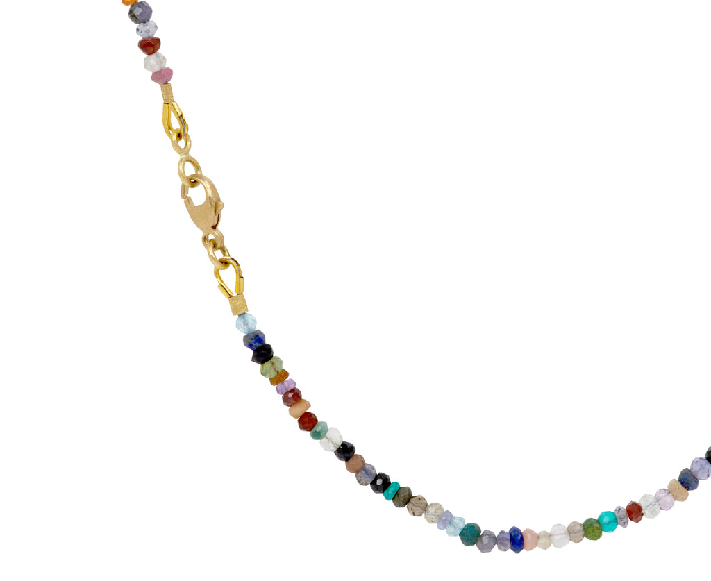 Mixed Bead Nautilus Necklace