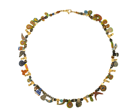 Ancient Roman Bead Flora Necklace