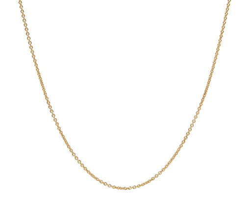 Long 1.5mm Cable Link Chain Necklace