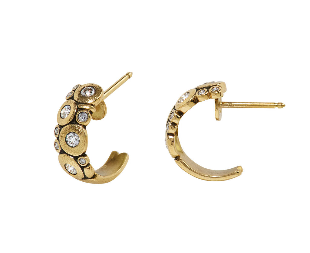 Diamond Candy Hoop Earrings