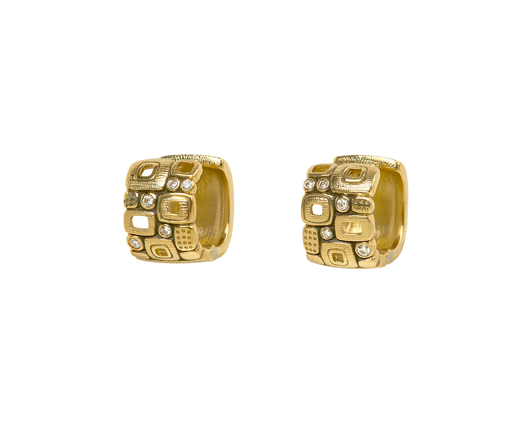 Little Windows Huggie Hoop Earrings - TWISTonline