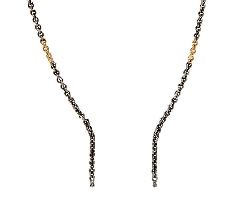 Diamond Bead Vario Clasp Chain Necklace