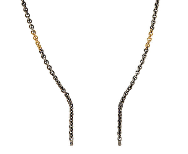 alexanderwang ネックレス DIAMANTE A TENNIS NECKLACE IN BRASS