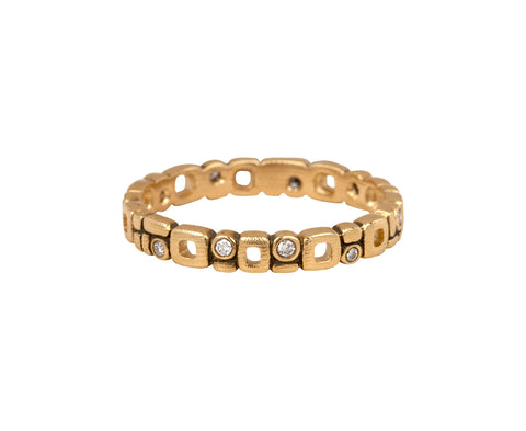 Gold and Diamond Micro Windows Band - TWISTonline