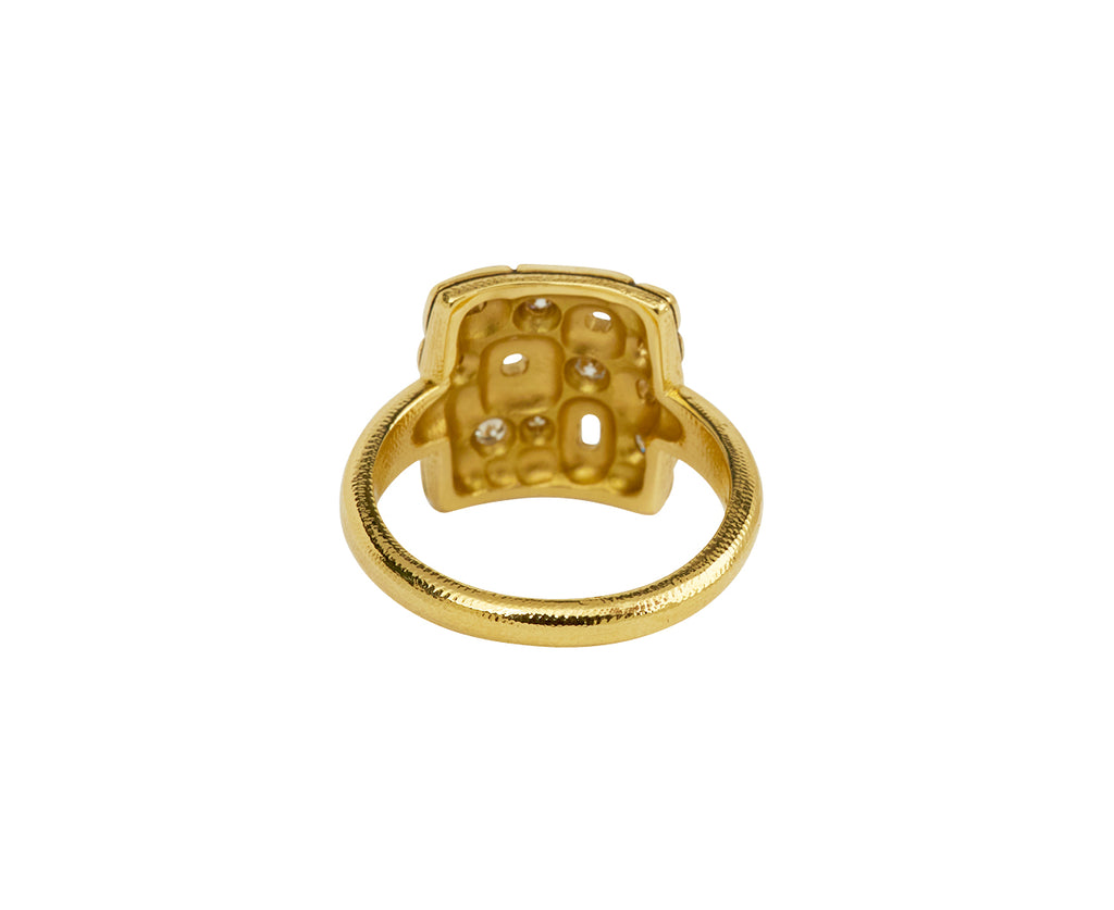 Square Windows Dome Ring