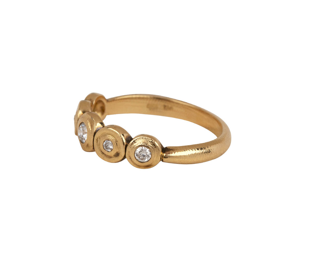 Diamond Five Seed Ring