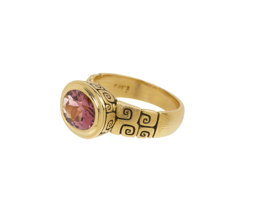 Pink Tourmaline J's Garden Ring