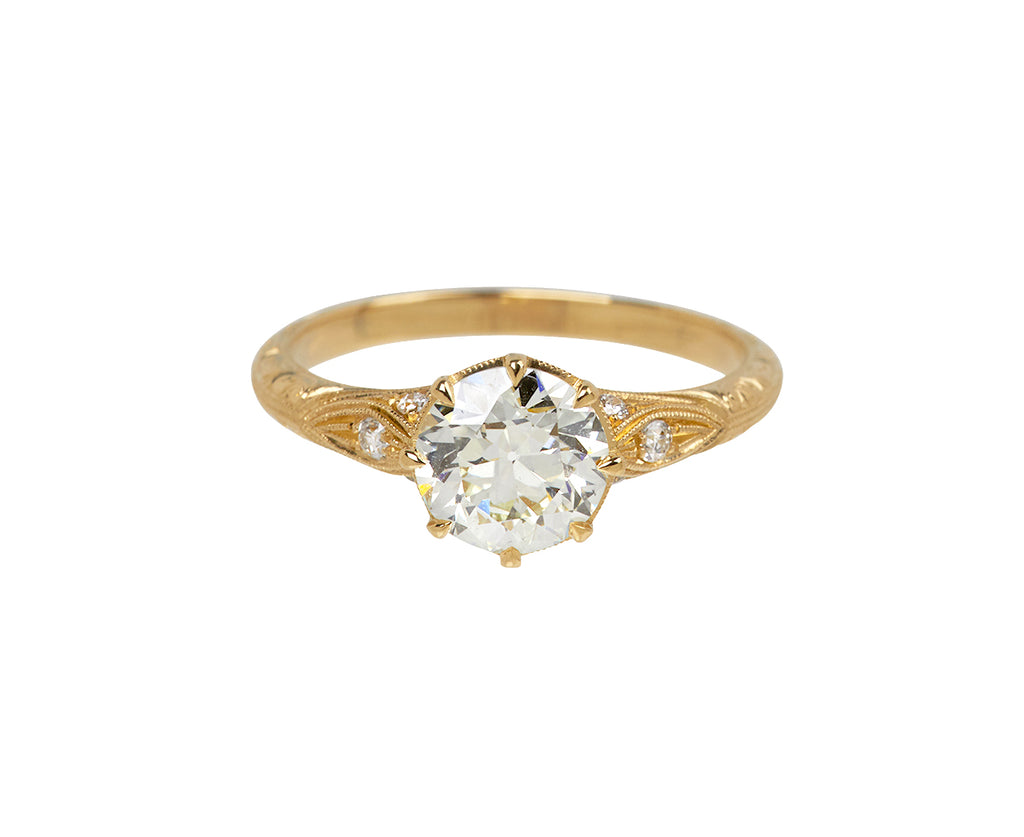 Old European Cut Nicole Diamond Solitaire