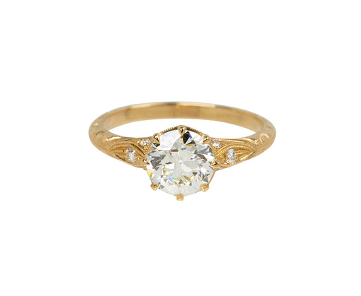 Old European Cut Nicole Diamond Solitaire