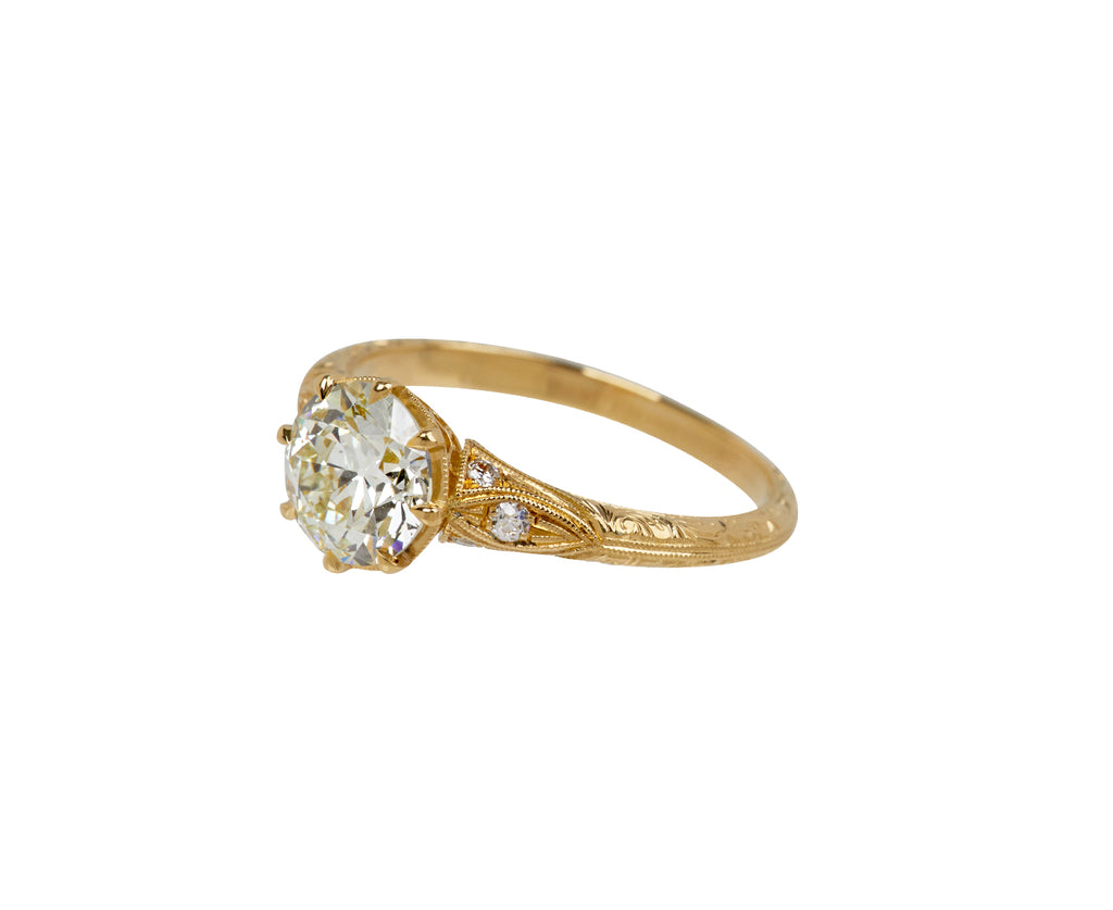 Old European Cut Nicole Diamond Solitaire