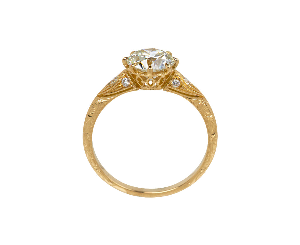 Old European Cut Nicole Diamond Solitaire