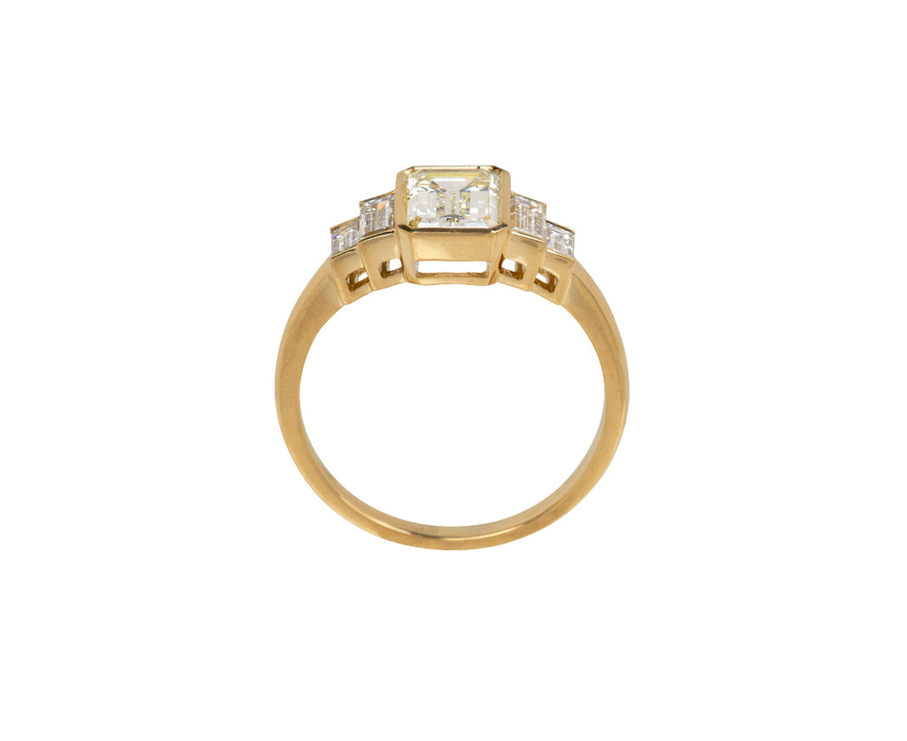 Emerald Cut Caroline Diamond Solitaire
