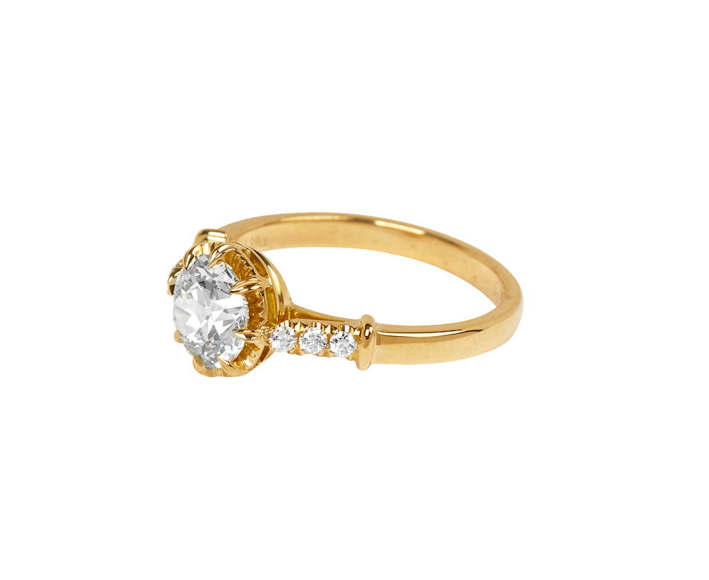 Old European Cut Arielle Diamond Solitaire