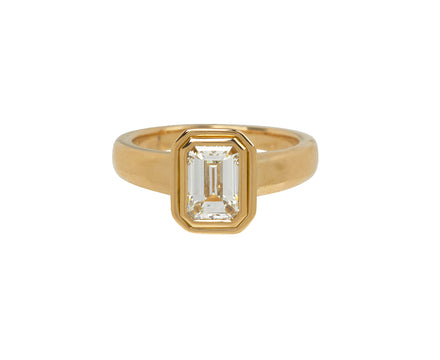 Emerald Cut Diamond Aria Solitaire