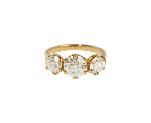 Three Stone Gia Ring