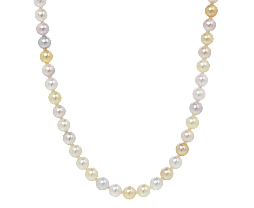 Multicolored Akoya Pearl Necklace