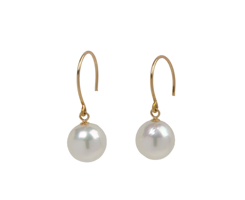 Shinkai Akoya Round Pearl Earrings